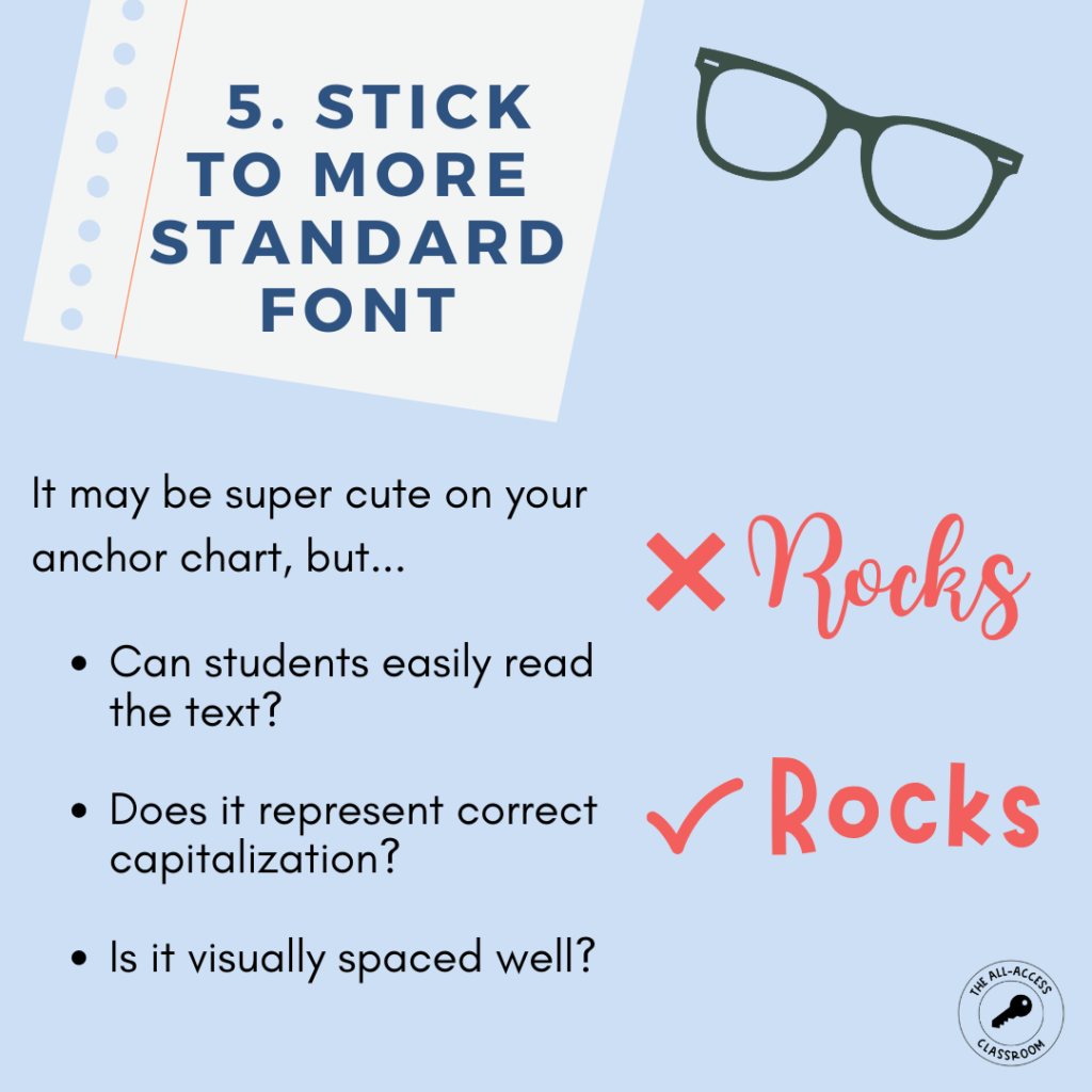 how to scaffold for ELLs font