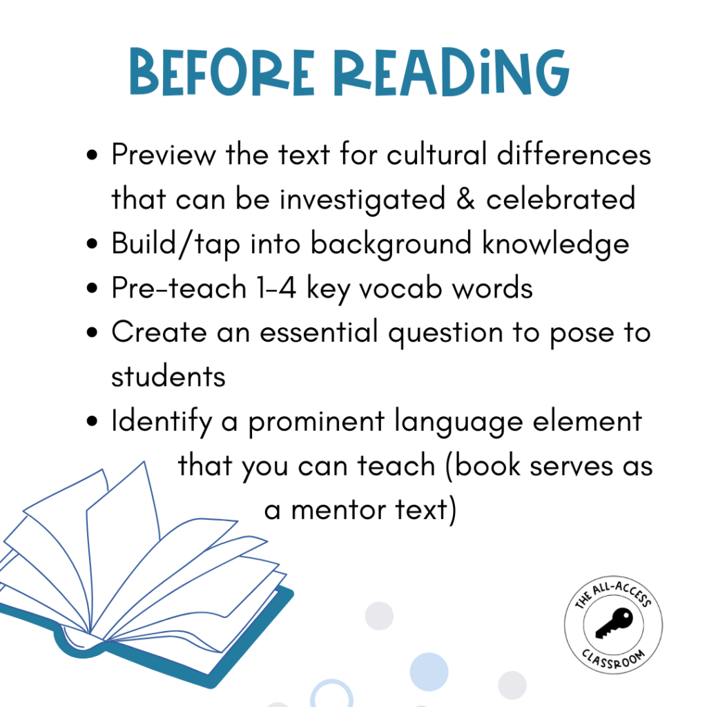 what reading comprehension challenges to consider before reading
