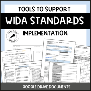 wida standards resources